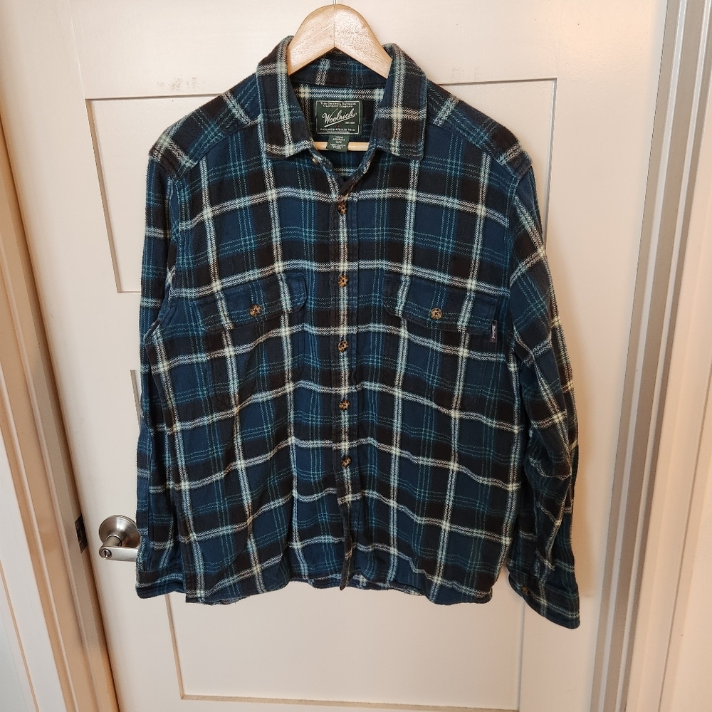 Woolrich Flannel Shirt Sz. Medium - image 1